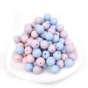 Silicone teething beads