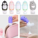 Portable Cute Refillable Silicone travel containers Shampoo Shower Gel Lotion Sub-bottling Tube Squeeze Container