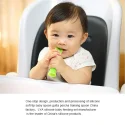 One-stop design, production and processing of silicone soft-tip baby spoon gutta percha training spoon China factory，LYA silicone baby feeding set manufacturer is the leader of China's silicone products.