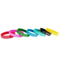 Wholesale Custom Your Own Logo Fashion Wristband Silicone Bangle Bracelets