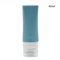Cosmetic 60ml 80ml Food Grade Silicone Squeeze Leak Proof Shampoo Travel Silicone Bottle.