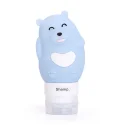 Cartoon Squeezable Cosmetic Refillable Bottles Silicone Travel Containers For Travelling