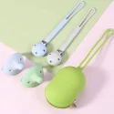 Custom Silicone Portable Soother Holder Nipple Dummy Clip Pacifier