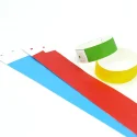 Disposable rfid colored paper id wristbands for events