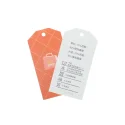 UHF customized garment paper hang tags ucode 7 smart chip