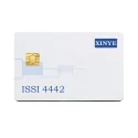 Smart card supplier contact ic chip white card sle4442
