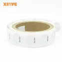 Mifare Desfire Ev1 4k rfid paper tags HF antenna round coated thermal paper rfid labels sticker 25mm dia custom