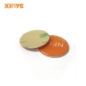 HF13.56MHZ NFC epoxy tag stickers round rectangle NTAG213 NTAG215 NTAG 216 rfid anti metal labels tags on phone