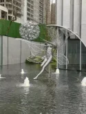 Incredible Garden Stainless Steel Dandelion Wire Fairy Sculpture