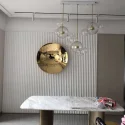 100cm Golden Metal Wall Art Decorative Stainless Steel Mirror Sculpture