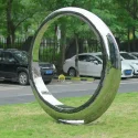 stainless steel Ring sculpture (5)
