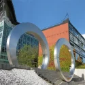 Outdoor Public Decoration Stainless Steel Sculpture For Entrance