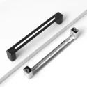 Cabinet pull in chrome 6 1/4" (160mm) Centers