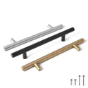 Stainless steel cabinet pulls T bar