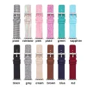 Ventilate Fabric Woven Canvas Nylon Watch Straps Adjustable Suitable For Whole Apple Watch Series 38mm 40mm 41mm 42mm 44mm 45mm