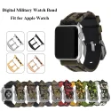 Sport Digital Military Silicone Tpu Print Watch Straps Suitable For Whole Series Apple Watch 38mm 40mm 41mm 42mm 44mm 45mm