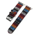 Fabric Band For Apple Watch 38mm 42mm Ethnic Sport Watch Strap For Iwatch 44mm 40mm For Apple Watch Series 6 5 4 3 Se