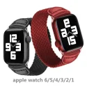 New Arrival Braided Solo Loop Elastic Strap For Apple Watch 6/se Nylon Bands 38/40/42/44mm