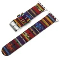Cotton Fabric Smart Watch Band 38mm 40mm 42mm 44mm For Apple Watch Strap Series 2 3 4 5