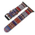 Hotsale Ethnic Band For Apple Watch 38mm 42mm Sport Bracelet Canvas Watch Strap For Iwatch 44mm 40mm