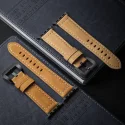 Factory Sell Crazy Horse Leather Band For Apple Watch 38mm 42mm Genuine Leather Vintage Watch Band