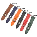 Amazon Hot Sale Colorful Soft Quick Release Luxury Fkm Watch Straps For Whole Apple Watch Series 38mm 40mm 41mm 42mm 44mm 45mm