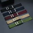 Premium Buckle Two Piece Quick Release 20mm 22mm Nylon Watch Band Strap
