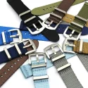 1.4mm Quick Release Watch Band Nato Seatbelt 20mm 22mm Custom 2 Piece Watch Strap Nylon