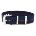 Blue Red Marine French Dnc Strap Nato Band 20 22 Parachute Watch Strap