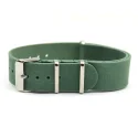 Premium Cowhide Nato Strap 20mm 22mm High Quality Calf Leather Watch Band Light green