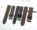 2021 New Design Multi-colored High Quality Wide Strap Genuine Vintage Tanned Watch Leather Band For 20mm 22mm Watch Accessories