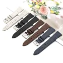 Top Grain Cowhide Leather Watch Wrist Strap Wholesale Genuine Crocodile Tapered Leather Watch Band Calf Watch Belt