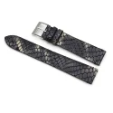 Top Sale Shinny Cow Leather Snake Watch Strap Band 20mm 22mm