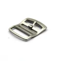 Premium Quality 304 Stainless Steel Adjustable Brushed Perlon Buckle For Watch