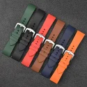 Yunse Fkm Rubber Waterproof Watchband 19mm 20 21mm 22 24 With Quick Release Pin Fluorous Rubber Watch Straps