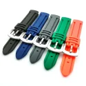 18mm 20mm 22mm 24mm 26mm Thick Rubber Silicon Watch Strap Sports Silicone Watch Band
