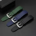 Waterproof And Cleaning Silicone Tpsiv Watch Strap 20mm 22mm 24mm Quick Release Natural Rubber Watch Bands