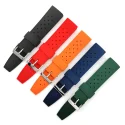 High Quality Waterproof Silicone Racing Strap 20mm 22mm Rubber Watch Bands
