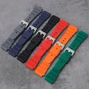 2021 Wave Style Rubber Straps 007 Abalone Small Mm Wrist Straps 20/22mm Silicone Watch Band For All Brand Watch