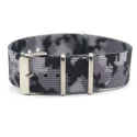 Low Moq Gray Camouflage Nato Strap 22mm Military Watch Bands