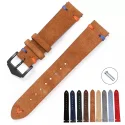 High Quality Genuine Nubuck Leather Strap Suede 18 20 22 24mm Quick Release Watch Bands