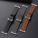 Wholesale Amazon Popular 38/40mm And 42/44mm Slim UnisexGenuine Leather Strap For Apple Leather Band