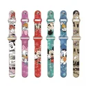 41MM 45MM Customized Sport Correas Cartoon Rubber Silicone Watch Band Strap For Iphone iWatch Apple Watch Band