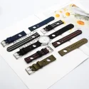 Nylon Strap Replacement Wristband 20mm 22mm Rally Racing Bands Quick Release Two Piece Nato Watch Strap