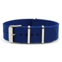 Blue 304 Stainless Steel Buckle 3 Rings Nato Nylon Watchband 18mm 20mm 22mm Nato Watch Strap
