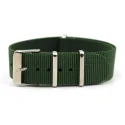 Bottle green 304 Stainless Steel Buckle 3 Rings Nato Nylon Watchband 18mm 20mm 22mm Nato Watch Strap