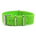 Green 304 Stainless Steel Buckle 3 Rings Nato Nylon Watchband 18mm 20mm 22mm Nato Watch Strap