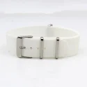 White 304 Stainless Steel Buckle 3 Rings Nato Nylon Watchband 18mm 20mm 22mm Nato Watch Strap