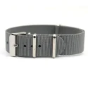 Gray 304 Stainless Steel Buckle 3 Rings Nato Nylon Watchband 18mm 20mm 22mm Nato Watch Strap