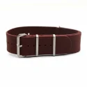 1.8mm Nato Thick Premium Quality Vintage Leather Strap 18mm 20mm 24mm Luxury Military Watch Bands Red Brown